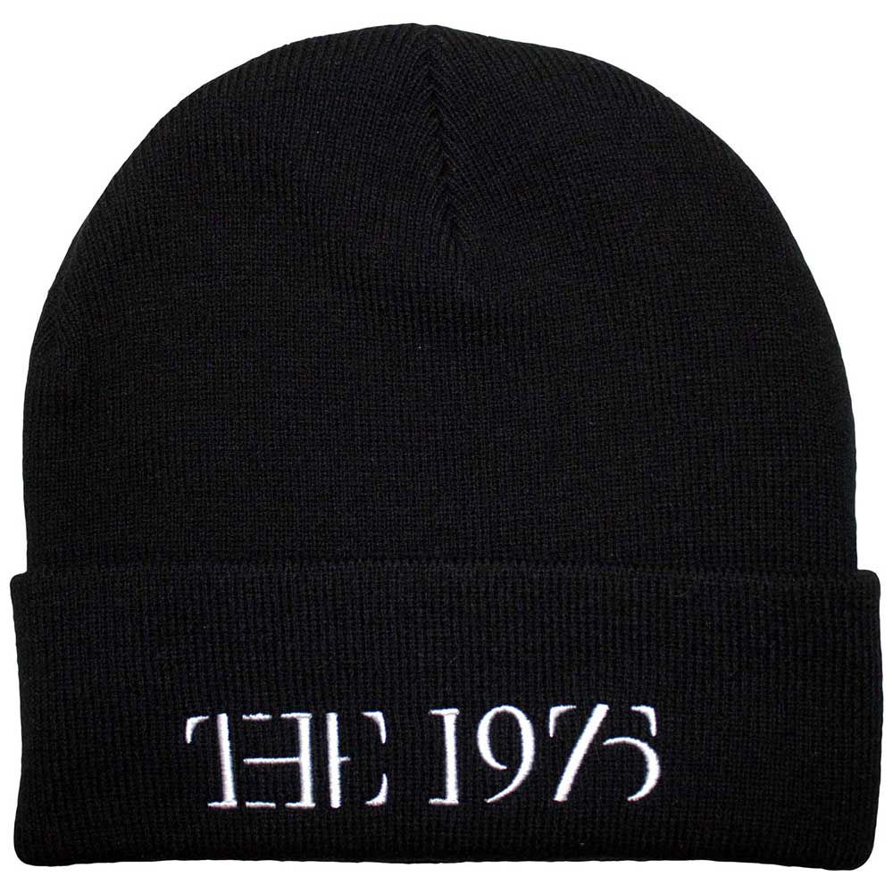 The 1975 Unisex Beanie Hat Original Logo - Black