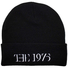 The 1975 Unisex Beanie Hat Original Logo - Black