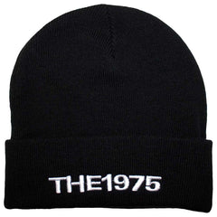 The 1975 Unisex Beanie Hat Bold Logo - Black