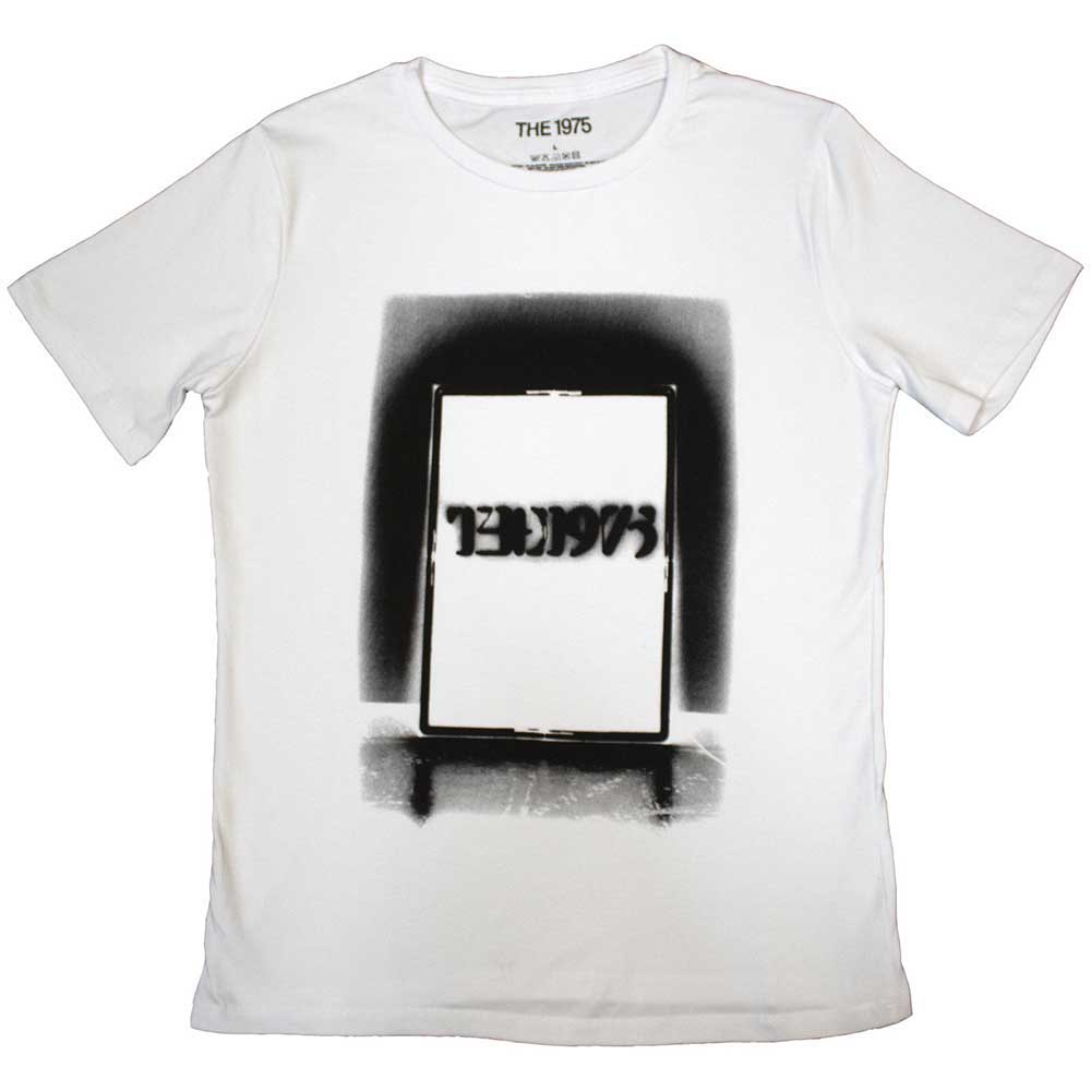The 1975 Ladies T-Shirt Black Tour - White