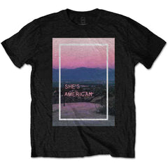 The 1975 Unisex T-Shirt She's American - Black