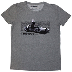 The 1975 Ladies T-Shirt Car Photo - Grey