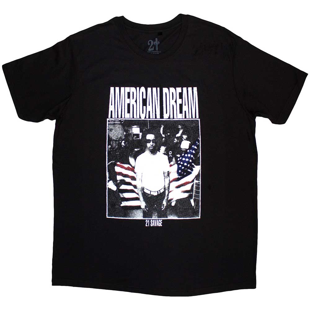 21 Savage Unisex T-Shirt American Dream - Black