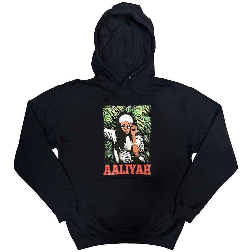 Aaliyah Unisex Pullover Hoodie Foliage - Navy Blue