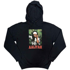 Aaliyah Unisex Pullover Hoodie Foliage - Navy Blue
