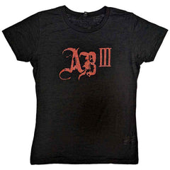 Alter Bridge Ladies T-Shirt AB III Red Logo - Black