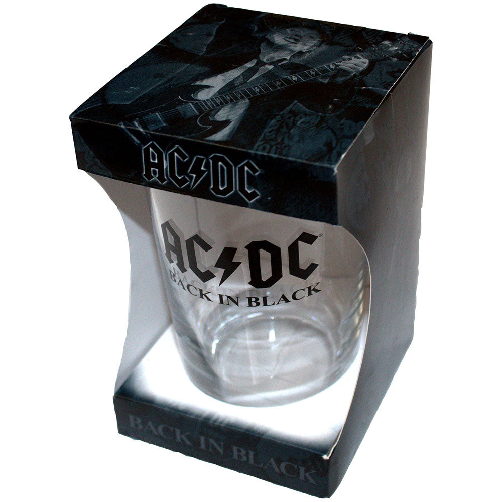 AC/DC Beer Glass Back In Black