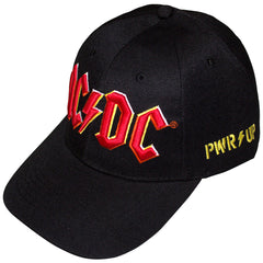 AC/DC Unisex Baseball Cap PWR-UP & Logo - Black