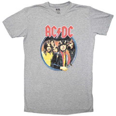 AC/DC Ladies T-Shirt Dress Highway To Hell Circle - Grey