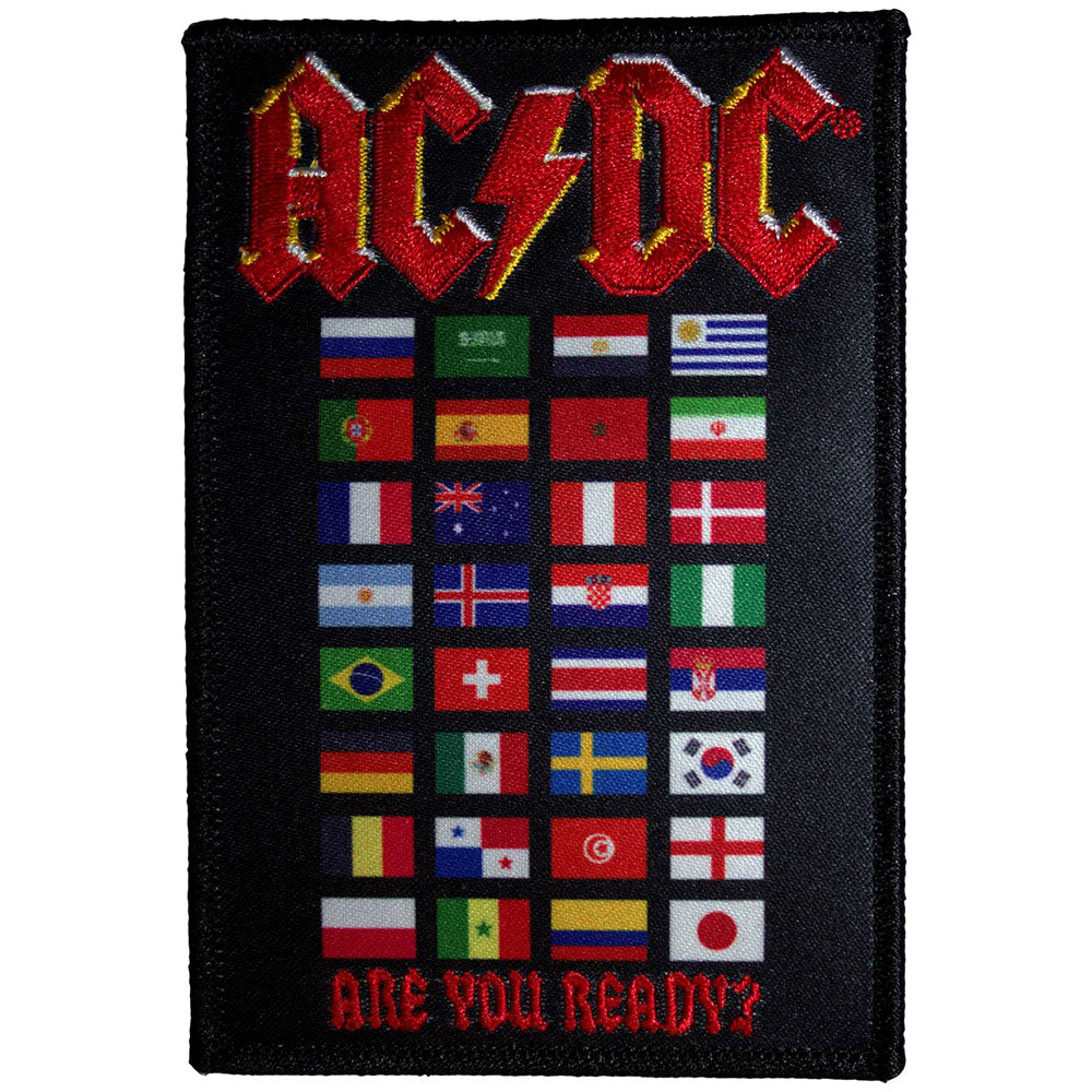 AC/DC Standard Patch Are You Ready? Flags
