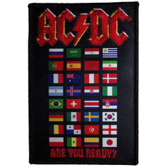 AC/DC Standard Patch Are You Ready? Flags