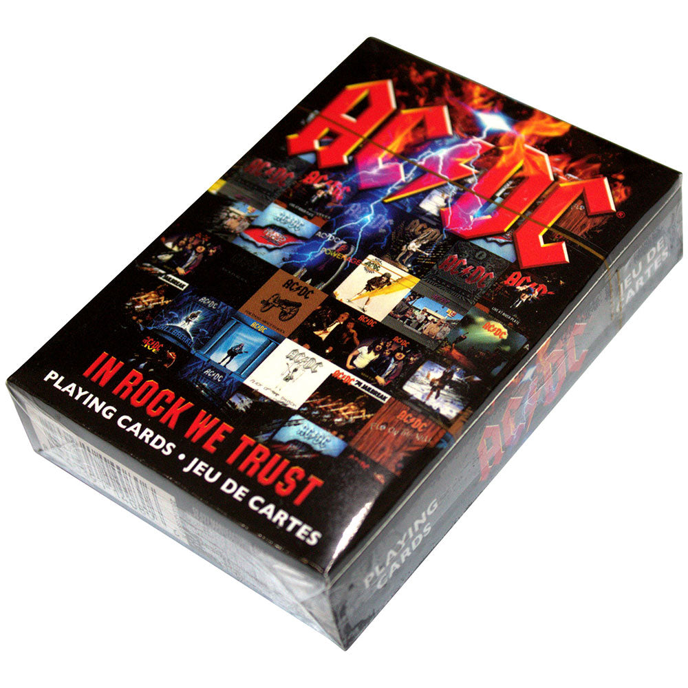 AC/DC Playing Cards In Rock We Trust