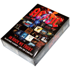 AC/DC Playing Cards In Rock We Trust