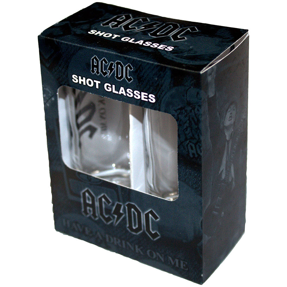 AC/DC Shot Glass Set Have A Drink On Me