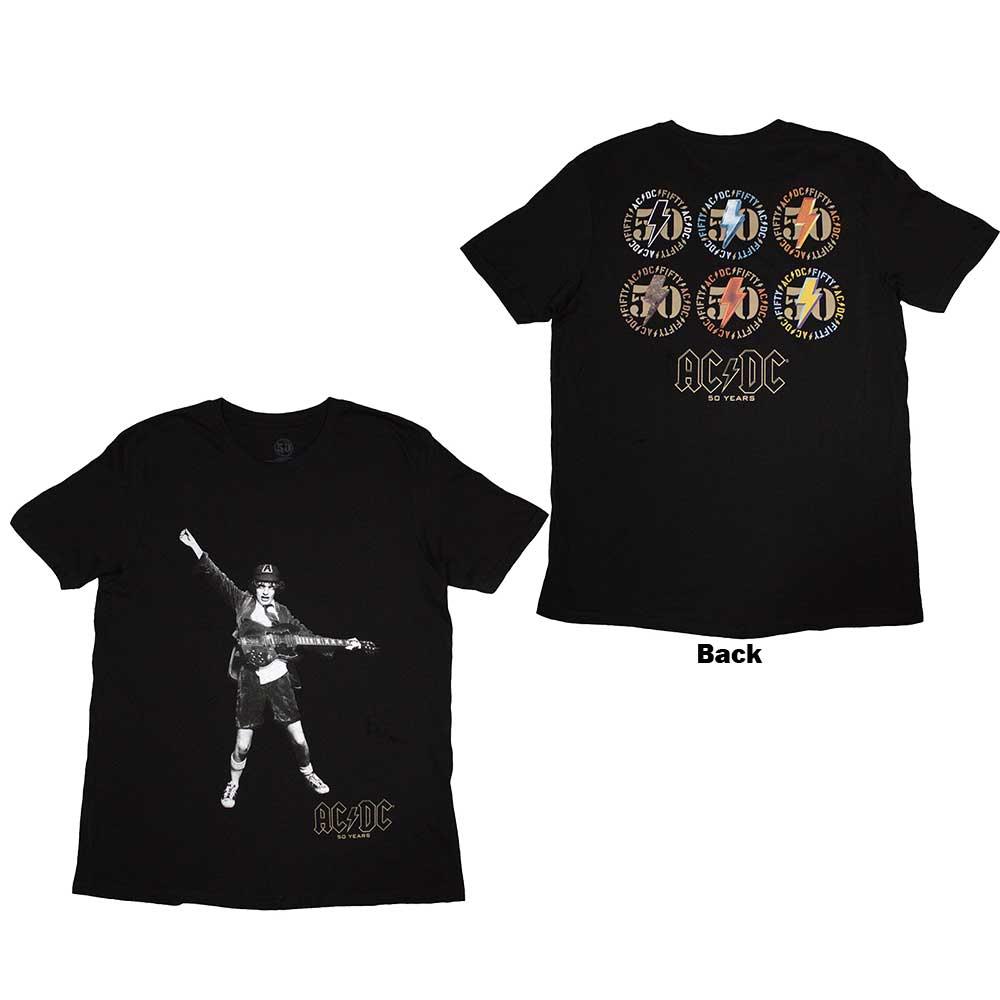 AC/DC Unisex T-Shirt Emblems - Black