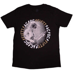 AC/DC Unisex T-Shirt Angus Live - Black