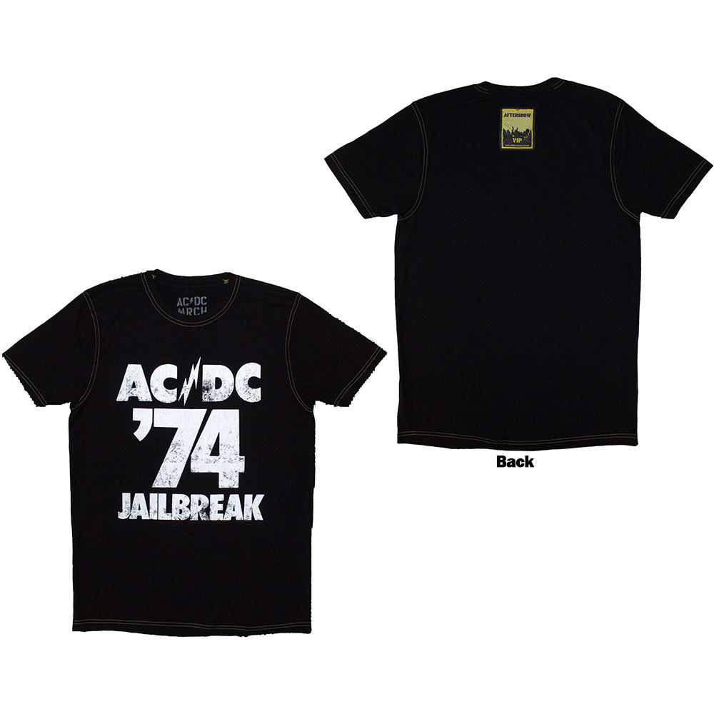 AC/DC Unisex T-Shirt 74 Jailbreak - Black