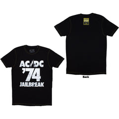 AC/DC Unisex T-Shirt 74 Jailbreak - Black