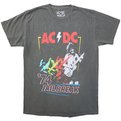 AC/DC Unisex T-Shirt Vintage '74 Jailbreak - Grey