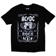 AC/DC Kids T-Shirt Vintage Cannon Swig - Black