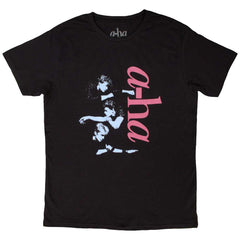 A-ha Unisex T-Shirt Vertical Logo - Black