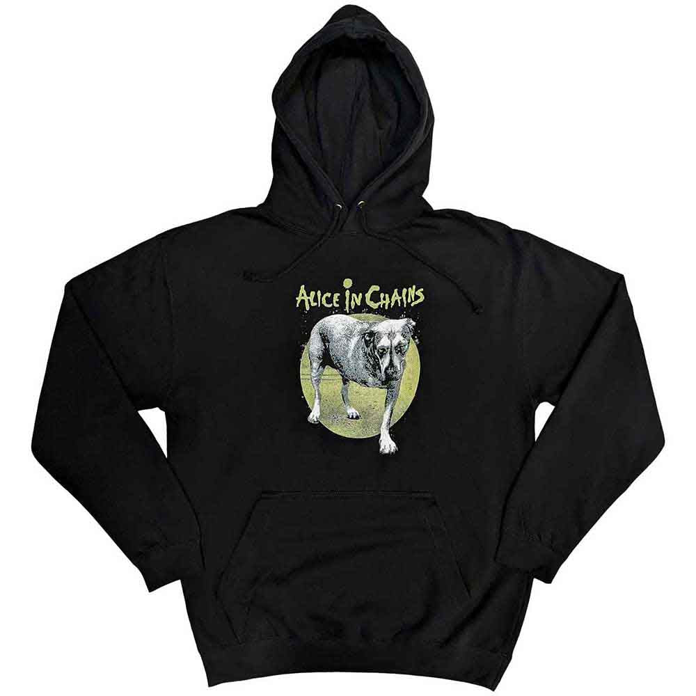 Alice In Chains Unisex Pullover Hoodie Three-Legged Dog - Black