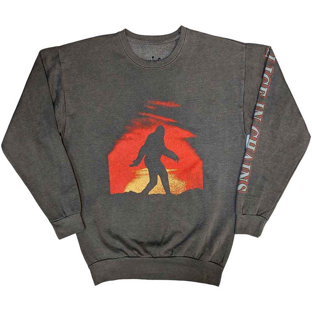 Alice In Chains Unisex Sweatshirt Sasquatch Sunset - Charcoal Grey
