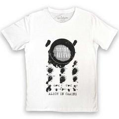 Alice In Chains Unisex T-Shirt Oscilloscope - White