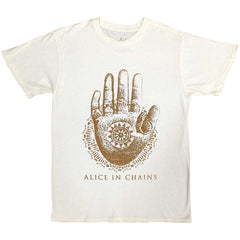 Alice In Chains Unisex T-Shirt Hand - Natural