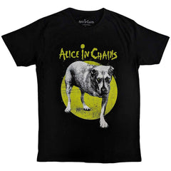 Alice In Chains Unisex T-Shirt Three-Legged Dog v2 - Black