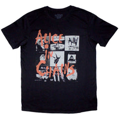 Alice In Chains Unisex T-Shirt Albums Montage - Black