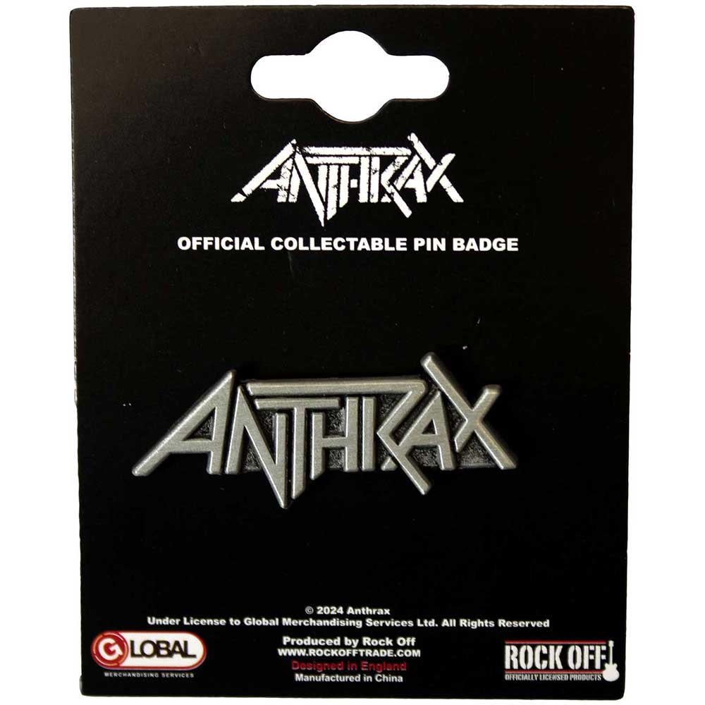 Anthrax Pin Badge Logo