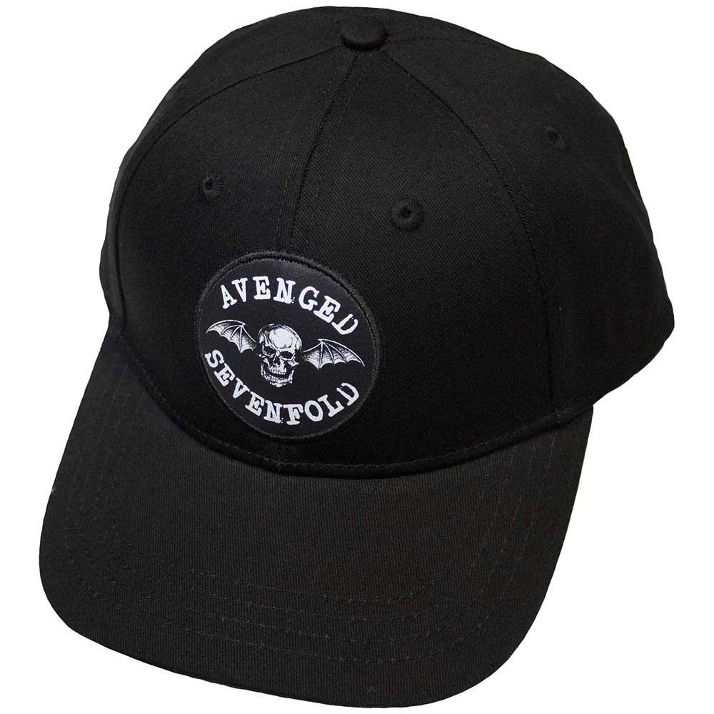 Avenged Sevenfold Unisex Baseball Cap Deathbat Crest - Black