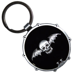 Avenged Sevenfold Keychain Deathbat Drum Double-Sided