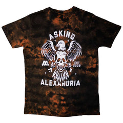 Asking Alexandria Unisex T-Shirt Eagle Skull - Red