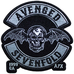 Avenged Sevenfold Standard Patch Deathbat Crest Cut-Out