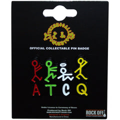 A Tribe Called Quest Pin Badge Stick Figures Logo
