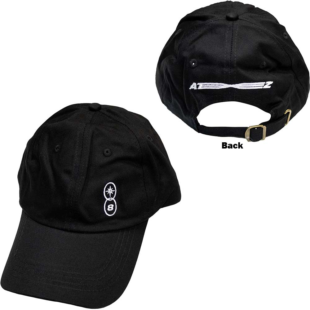 ATEEZ Unisex Baseball Cap Fellowship Beginning Of The End - Black