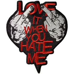 Avril Lavigne Standard Patch Love It When You Hate Me