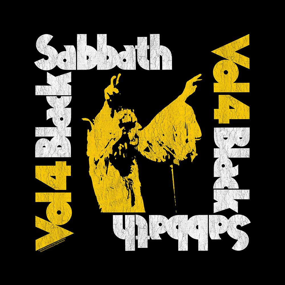 Black Sabbath Unisex Bandana Vol 4 - Black
