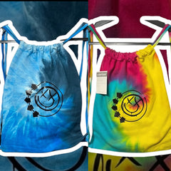 Blink 128 style draw string die dye bag