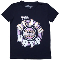 The Beach Boys Ladies T-Shirt Vintage Photo - Navy Blue