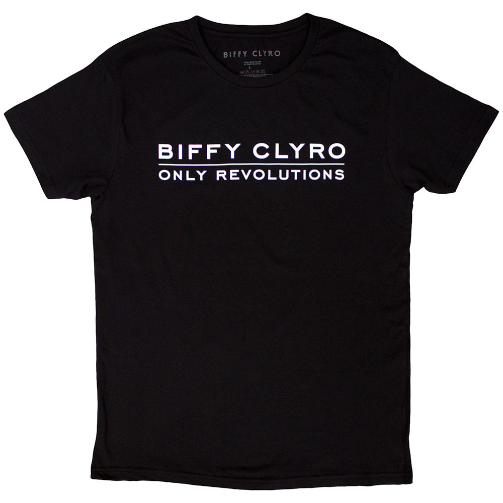 Biffy Clyro Unisex T-Shirt Only Revolutions - Black