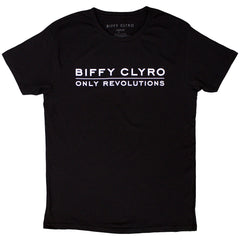 Biffy Clyro Unisex T-Shirt Only Revolutions - Black
