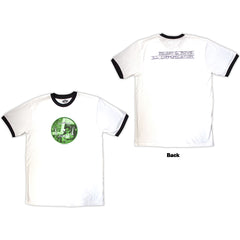 The Beastie Boys Unisex Ringer T-Shirt Record Label - White