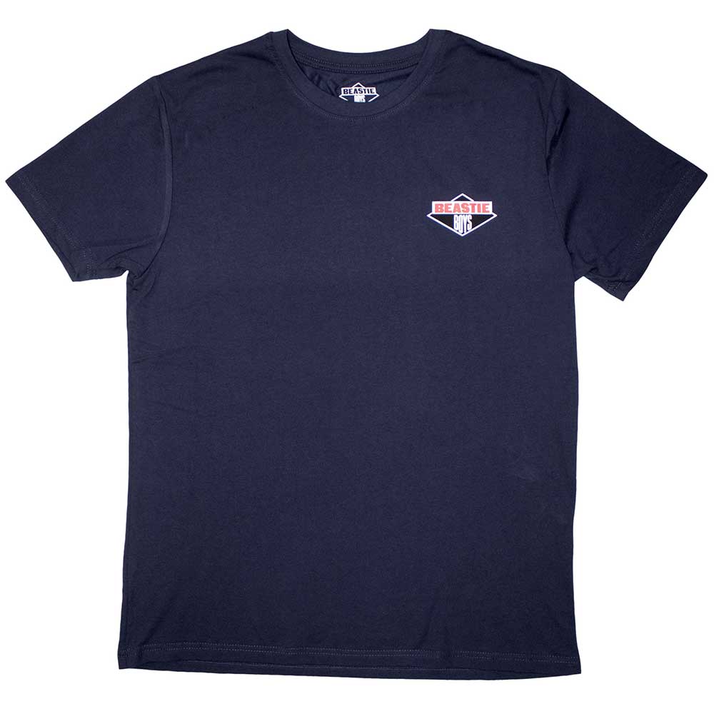 The Beastie Boys Unisex T-Shirt Mini Diamond Logo - Navy Blue