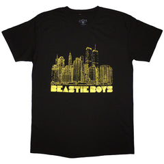 The Beastie Boys Unisex T-Shirt NYC Skyline - Black