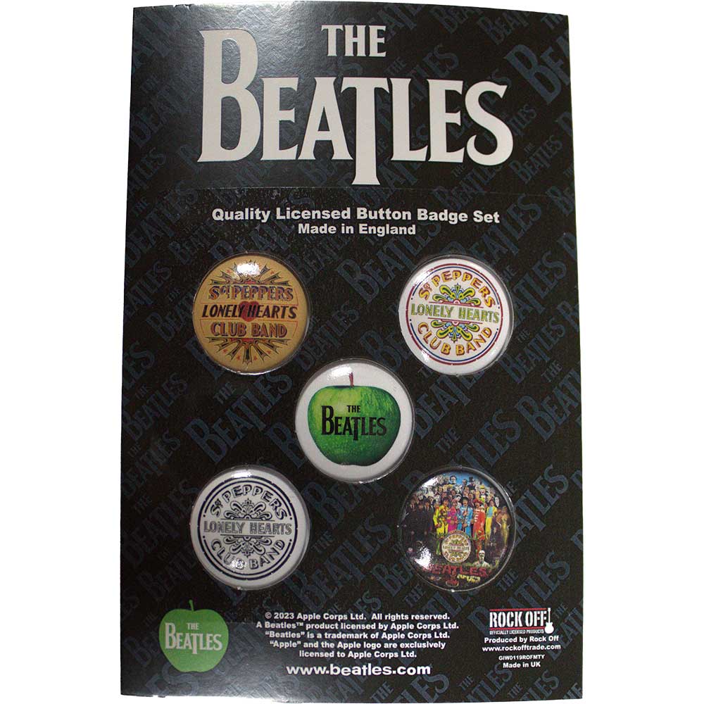 The Beatles Button Badge Pack Sgt Pepper