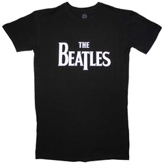 The Beatles Ladies T-Shirt Dress Drop T - Black