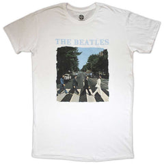 The Beatles Ladies T-Shirt Dress Abbey Road & Logo - White